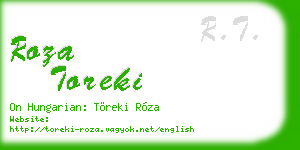 roza toreki business card